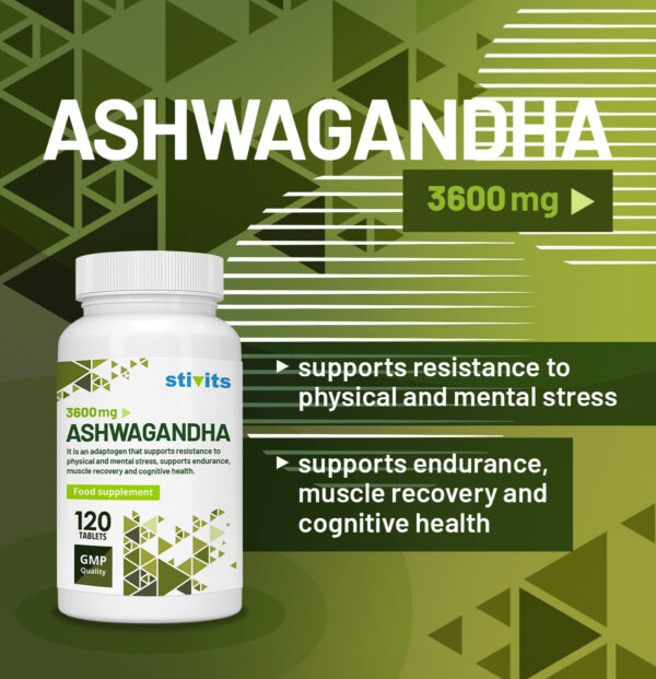 Ashwagandha 3600 mg Vegan Capsules