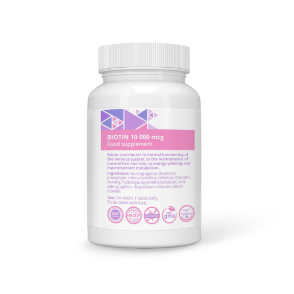Biotin 10000 mcg Vegan Tablets