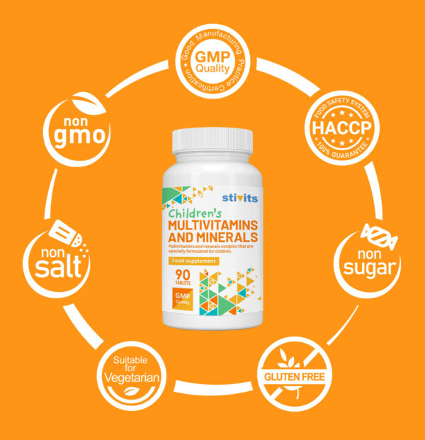 Children’s Multivits and Minerals Complex Vegan Tablets