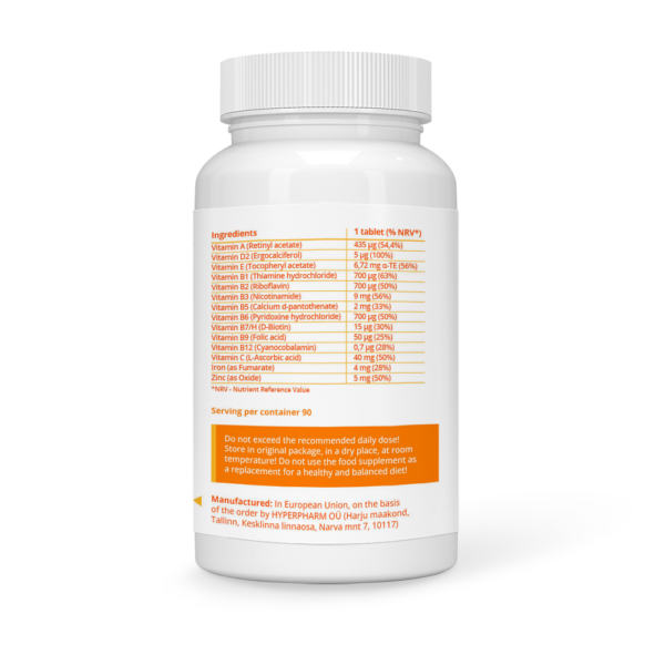 Children’s Multivits and Minerals Complex Vegan Tablets