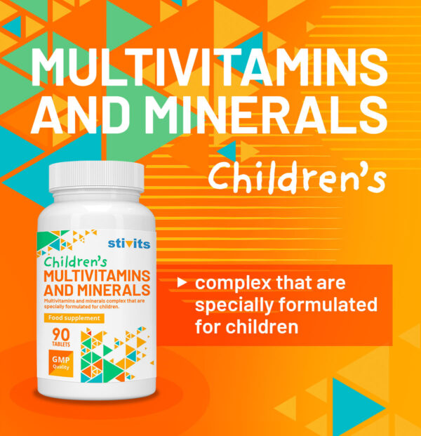 Children’s Multivits and Minerals Complex Vegan Tablets