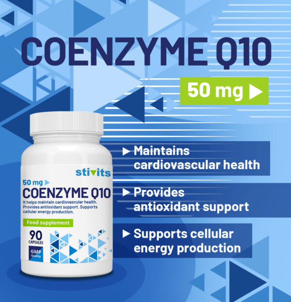 Coenzyme Q10 50 mg Vegan Capsules
