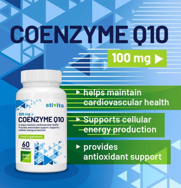 Coenzyme Q10 100 mg Vegan Capsules