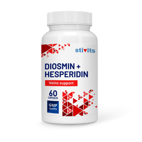 Diosmin 450 mg + Hesperidin 50 mg Vegan Capsules