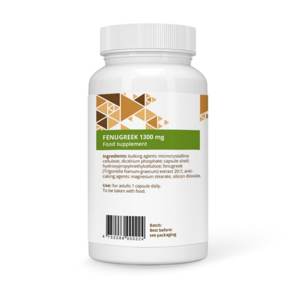 Fenugreek 1300 mg Vegan Capsules