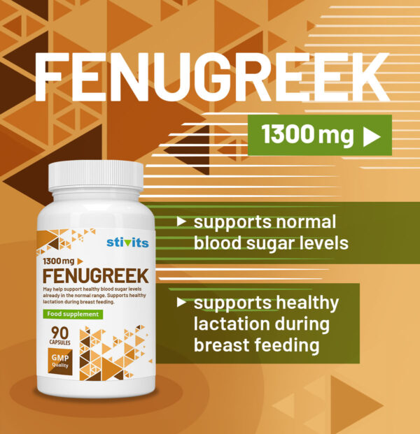 Fenugreek 1300 mg Vegan Capsules