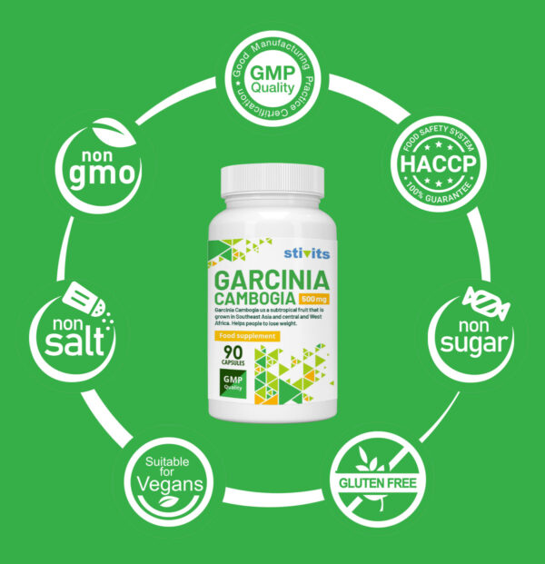 Garcinia Cambogia 500 mg Vegan Capsules