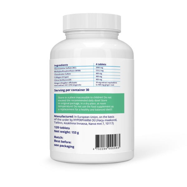 Glucosamine + Chondroitin + MSM Tablets