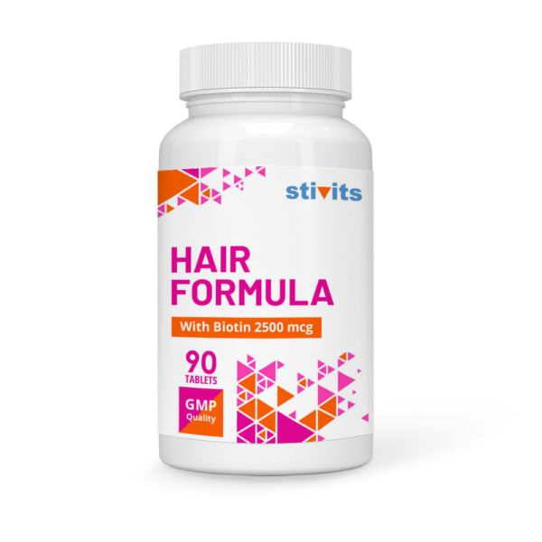 Hair Formula With Biotin 2500 mcg Vegan Tablets