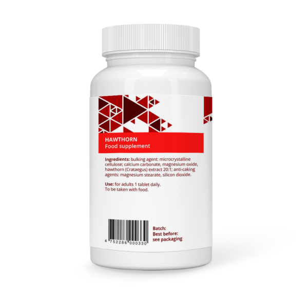 Hawthorn 600 mg+Magnesium Vegan Tablets