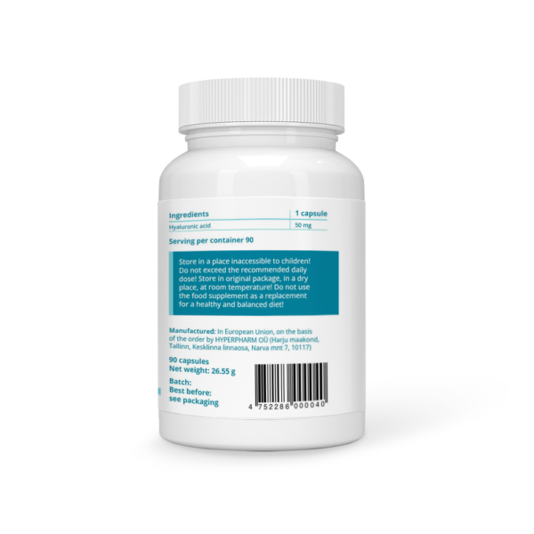 Hyaluronic Acid 50 mg Vegan Capsules