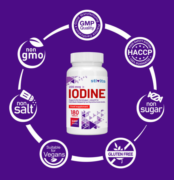 Iodine 200 mcg Vegan Tablets