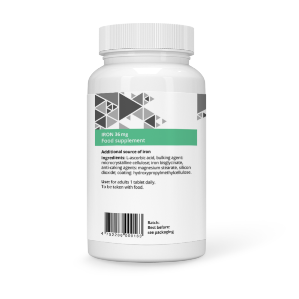 Iron 36 mg Vegan Tablets