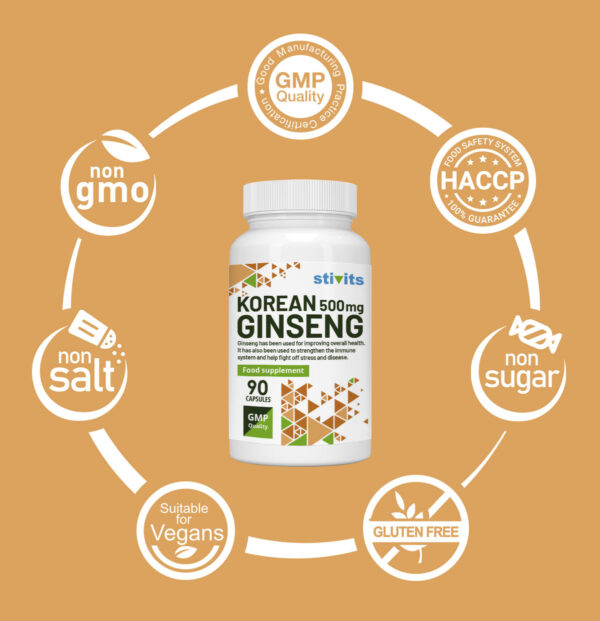Ginkgo Biloba+Panax Ginseng Vegan Tablets