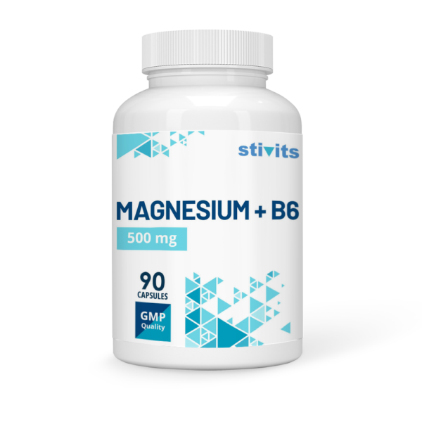 Magnesium 500 mg + B6 Vegan Capsules