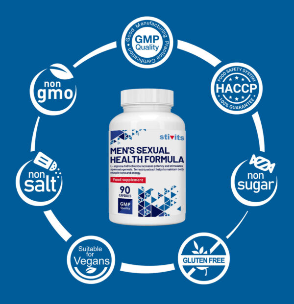 Men’s Sexual Health Formula Vegan Capsules