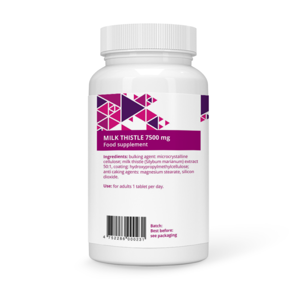 Milk Thistle 7500 mg Vegan Tablets