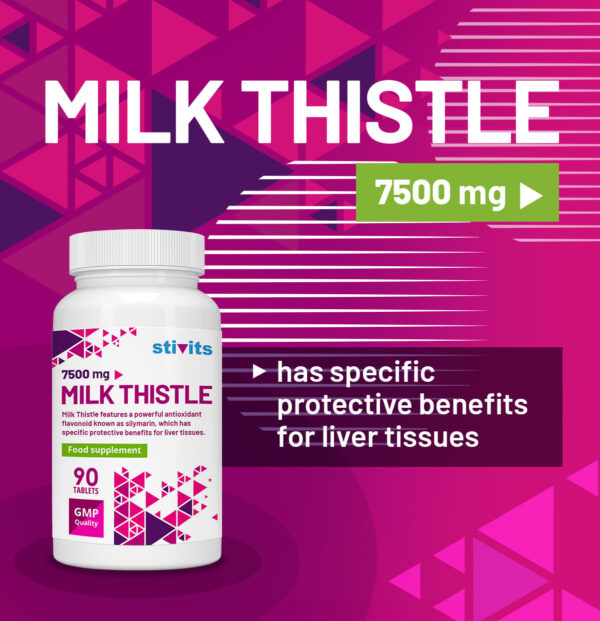 Milk Thistle 7500 mg Vegan Tablets