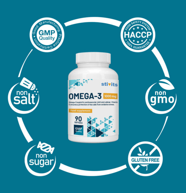 Double Strength Omega-3 Fish Oil 1000 mg 330 EPA & 220 DHA