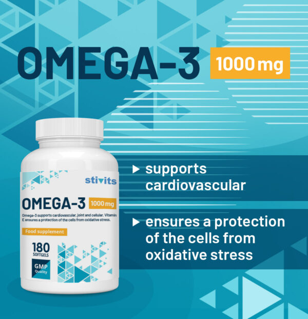 Triple Strength Omega-3 Fish Oil 1000 mg 500 EPA & 250 DHA