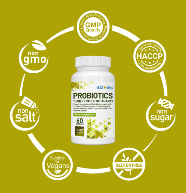 Probiotics 10 Billion CFU Complex 18 Strains