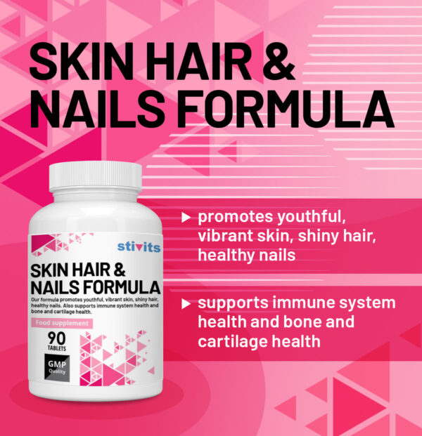 Skin, Hair & Nails Formula Vegan Tablets