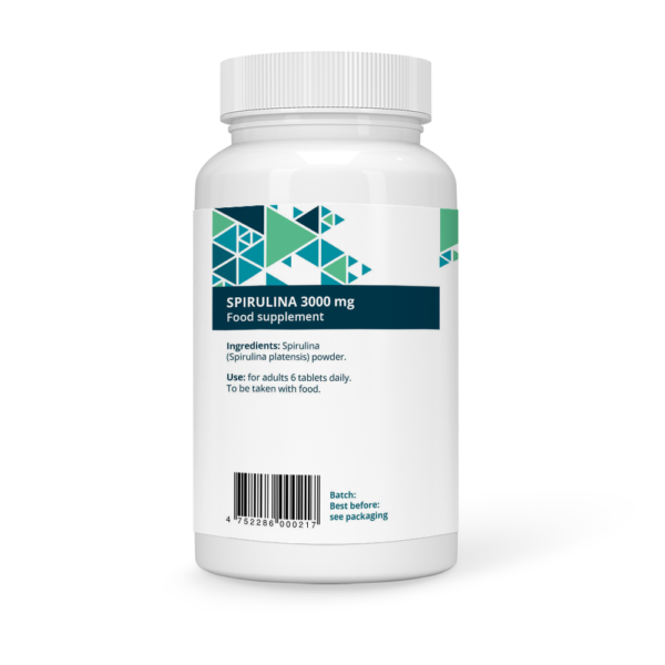 Spirulina 3000 mg Vegan Tablets