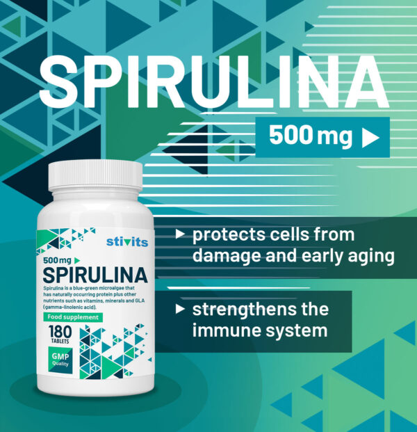 Spirulina 3000 mg Vegan Tablets