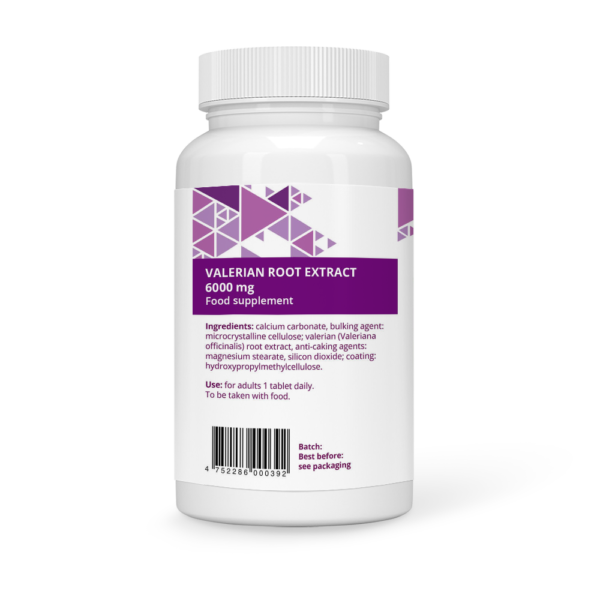 Valerian root 6000 mg Vegan Tablets