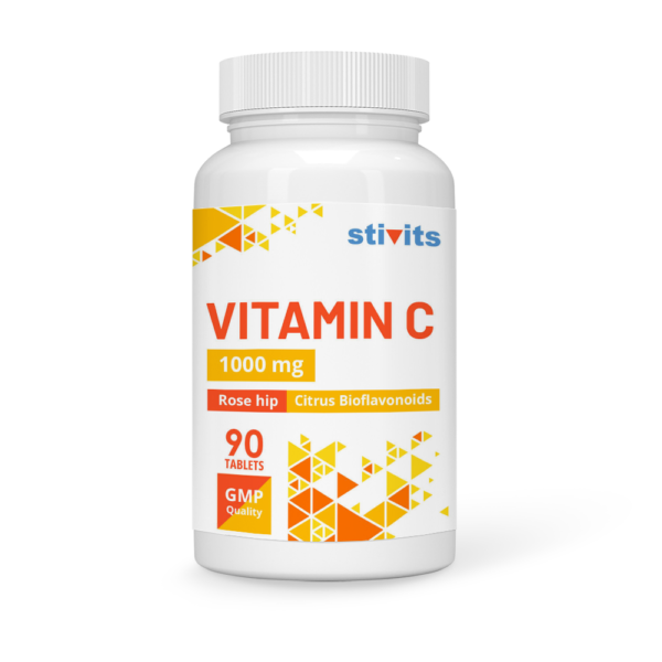 Vitamin C 1000 mg+Citrus Bioflavonoids+Rosehip Vegan Tablets