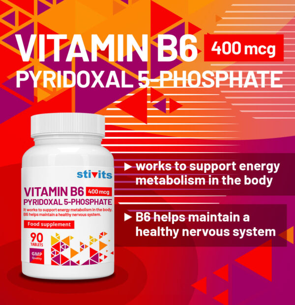 Vitamin B6 Pyridoxal 5-Phosphate Vegan Tablets
