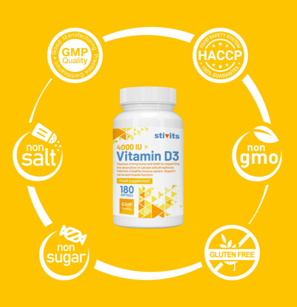 Vitamin D3 4000 IU Olive Oil