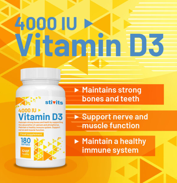 Vitamin D3 4000 IU Olive Oil