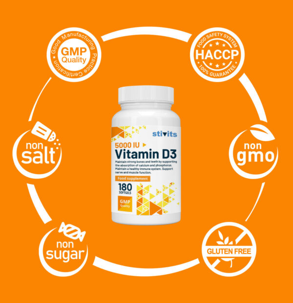 Vitamin D3 5000 IU Olive Oil